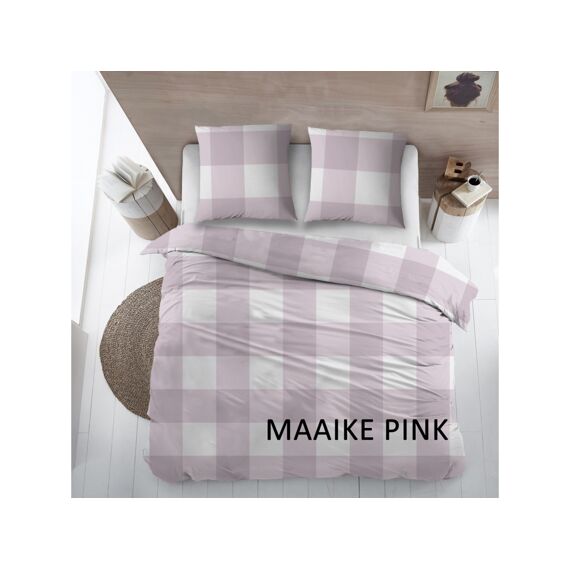 Dekbedovertrek /Hdc Katoen Maaike Pink 200X200/220+2