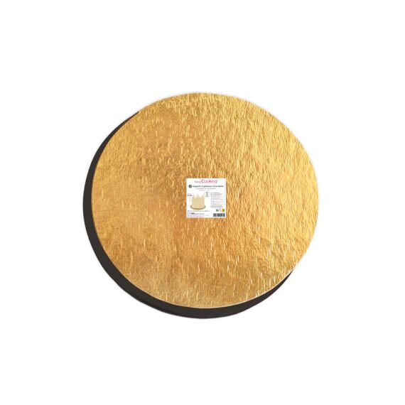 Scrap Cooking Onderlegger Goud/Zwart 30Cm Set/4