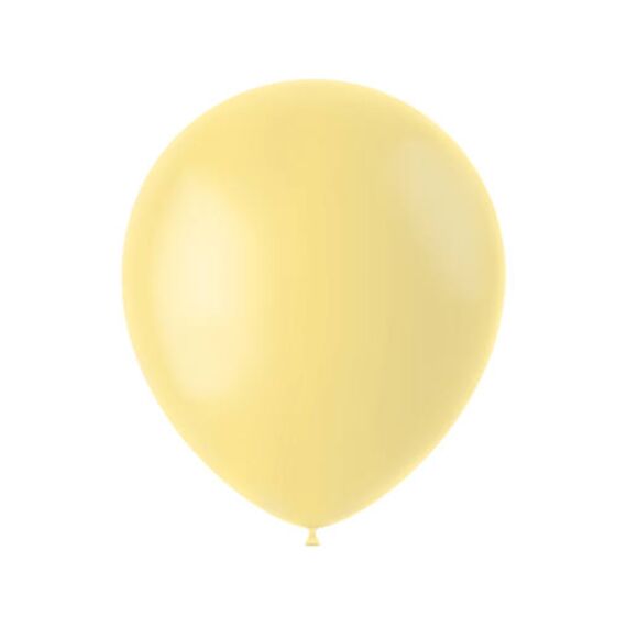 Ballon 33Cm Powder Yellow 10St