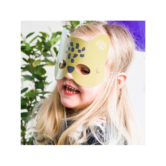 Zoo Party Masker 6St