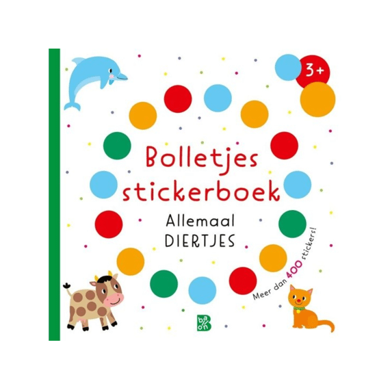 Bolletjesstickerboek - Allemaal Diertjes