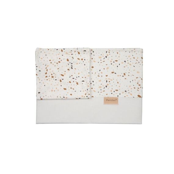 Pericles Laken+Sloop Wieg Sprinkles Taupe
