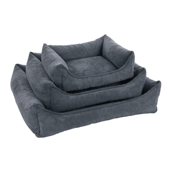 Flamingo Mand Reno Rechthoekig+Rits Lichtblauw 65X50X20Cm