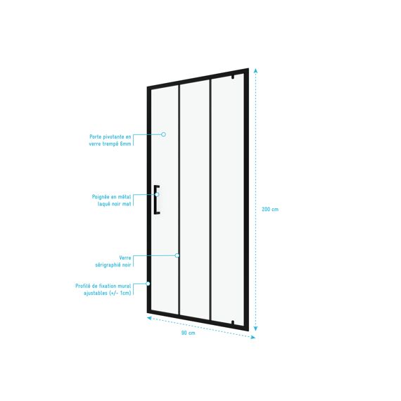 Aurlane Factory X Douche Draaideur 90X200Cm