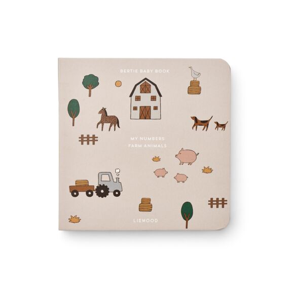 Liewood Bertie Baby Boek Farm / Sandy