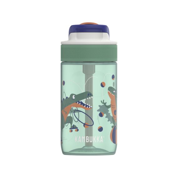 Kambukka Lagoon Kids Waterfles 400Ml Met Rietje Juggling Dino