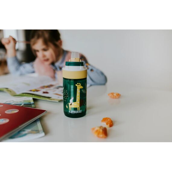 Kambukka Lagoon Kids Waterfles 400Ml Met Rietje Safari Jungle