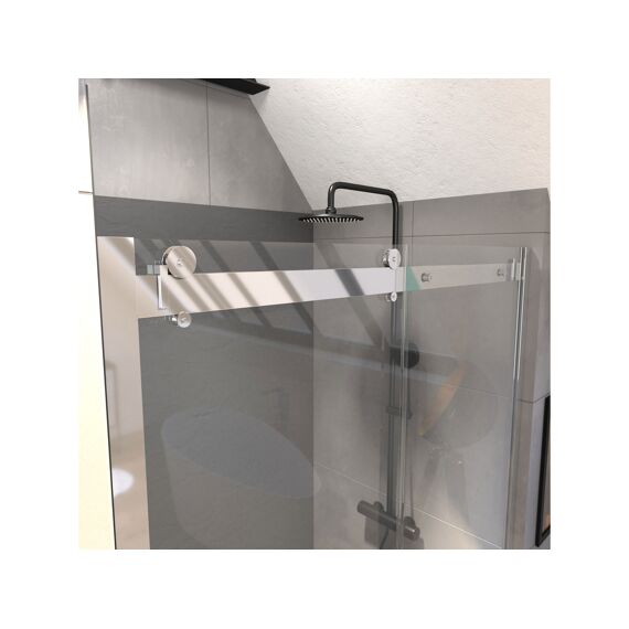 Aurlane Rolling Douche Schuifdeur Chroom 120Cm