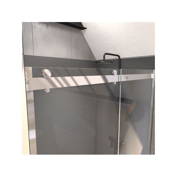 Aurlane Rolling Douche Schuifdeur Chroom 140Cm