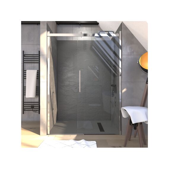 Aurlane Rolling Douche Schuifdeur Chroom 140Cm