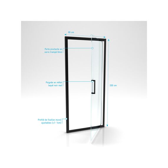 Aurlane Factory Douche Draaideur 80X200Cm