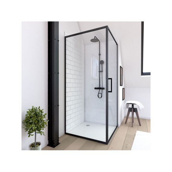 Aurlane Factory Zijwand Voor Douchedeur 80X200Cm