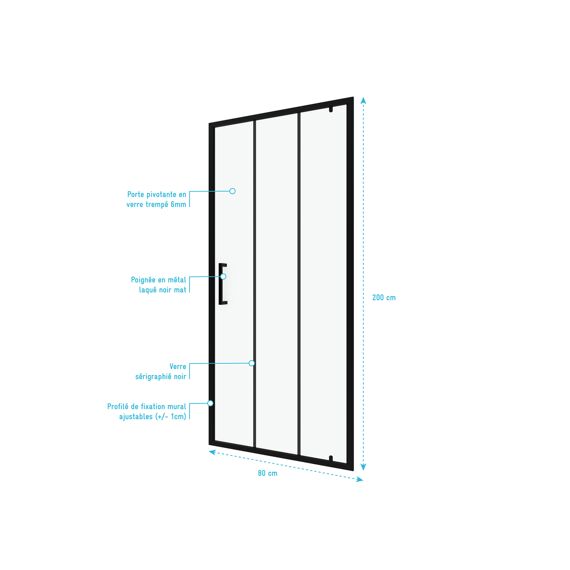 Aurlane Factory X Douche Draaideur 80X200Cm