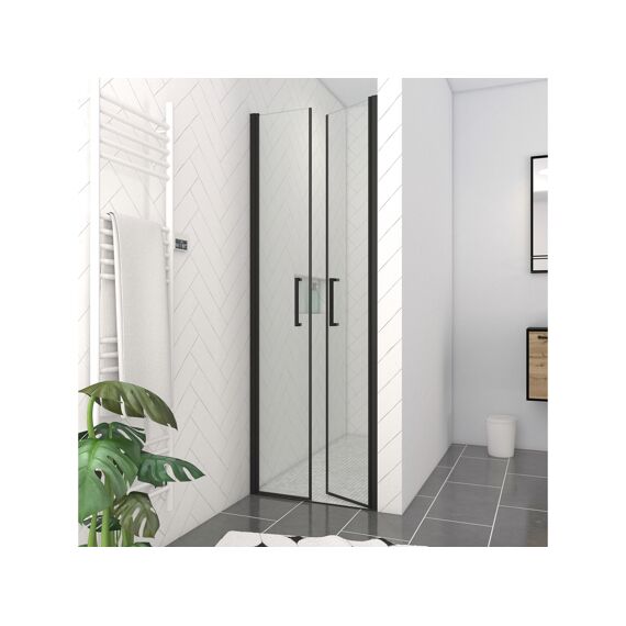 Aurlane Saloon Douchedeur Mat Zwart 70X200Cm