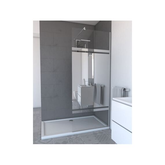 Aurlane Parma 2 Douchewand Spiegelglas 80X200Cm