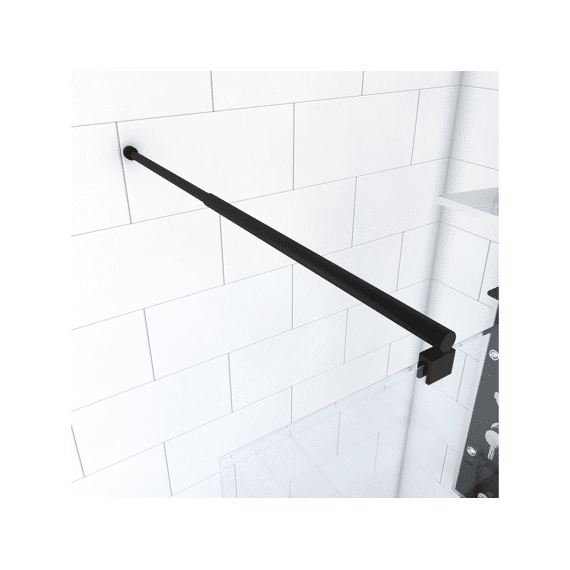 Aurlane Bevestigingsstang Verstelbaar Zwart 70-100Cm
