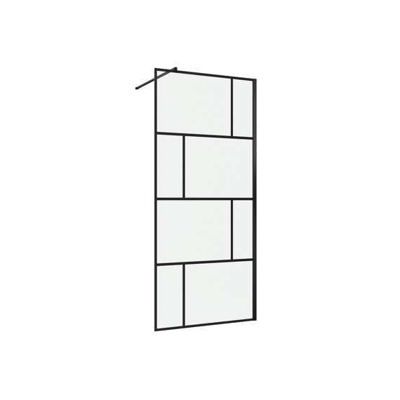 Aurlane Bricks Douchewand Zwart 80X195Cm