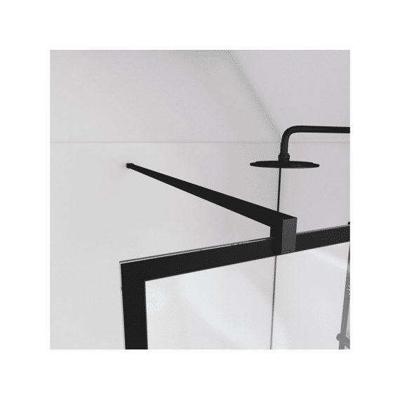 Aurlane Bricks Douchewand Zwart 120X195Cm