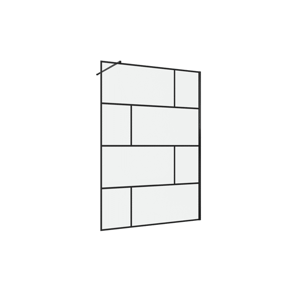 Aurlane Bricks Douchewand Zwart 140X195Cm