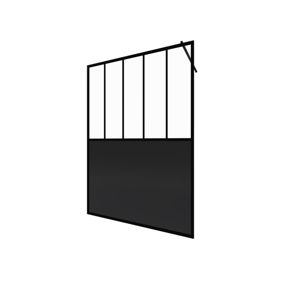 Aurlane Black Indus Douchewand Mat Zwart 140X200Cm