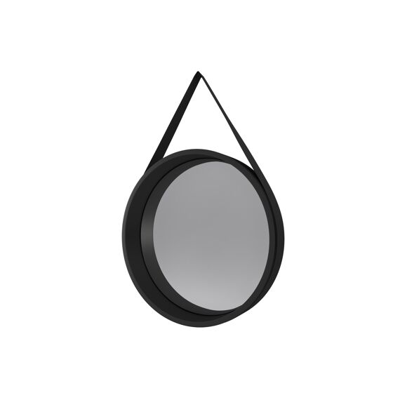 Aurlane Fjord Spiegel Rond Zwart 50Cm
