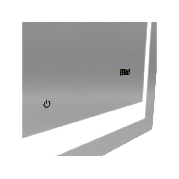 Aurlane Zilver Futura Spiegel Led 100X70Cm