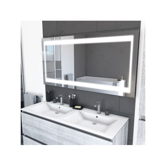Aurlane Zilver Futura Spiegel Led 140X70Cm