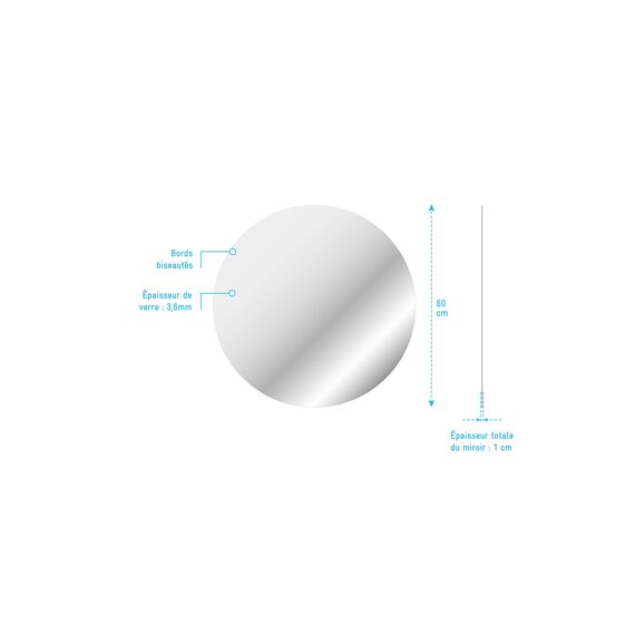 Aurlane Start Spiegel Rond 60Cm