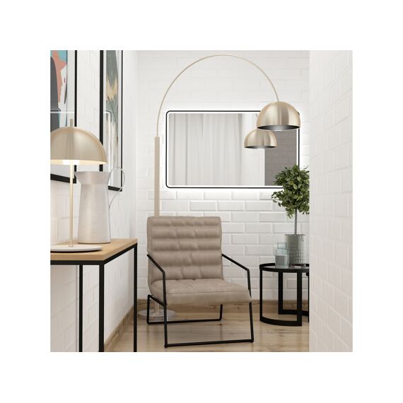 Aurlane Start Spiegel Led Zwart 40X60Cm