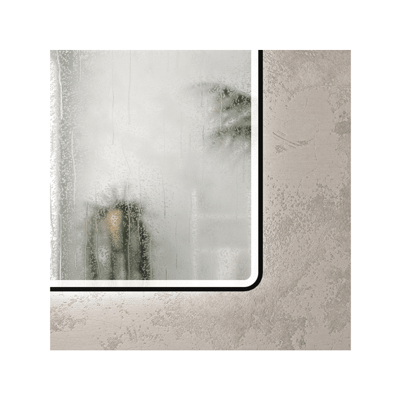 Aurlane Start Spiegel Led Zwart 50X70Cm