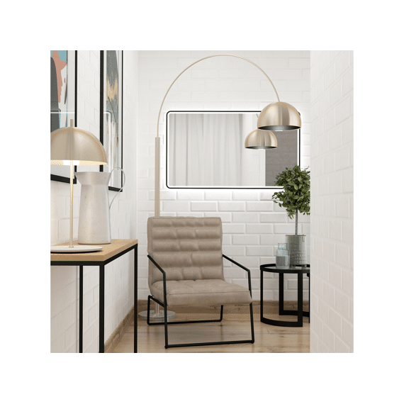 Aurlane Start Spiegel Led Zwart 50X70Cm