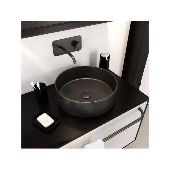 Aurlane Dark Wastafel Rond 36X36X12Cm