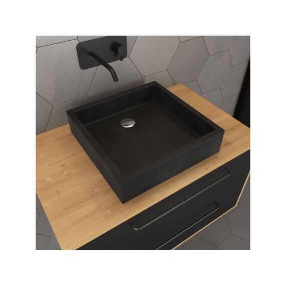 Aurlane Timbre Wastafel Hars Vierkant 40X40X10Cm