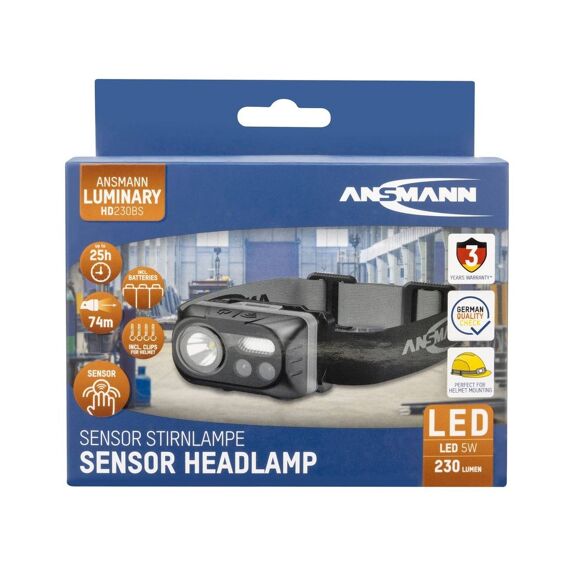 Ansmann Hd230Bs Voorhoofdlamp Led