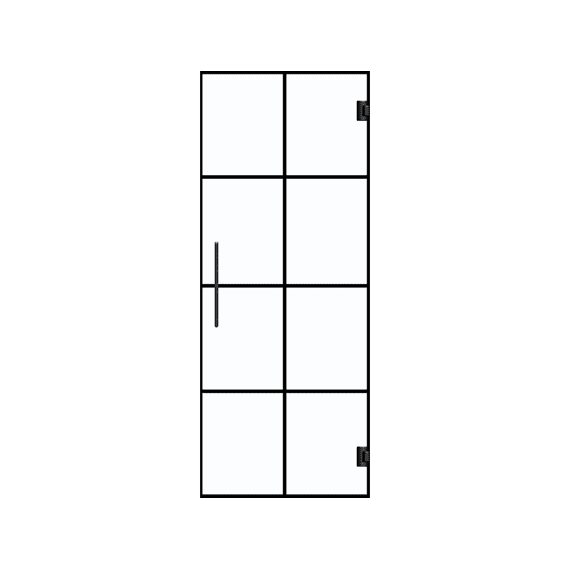 Thytan Every Way Black Line 8-ruit 201x73cm+ Zwart Beslag
