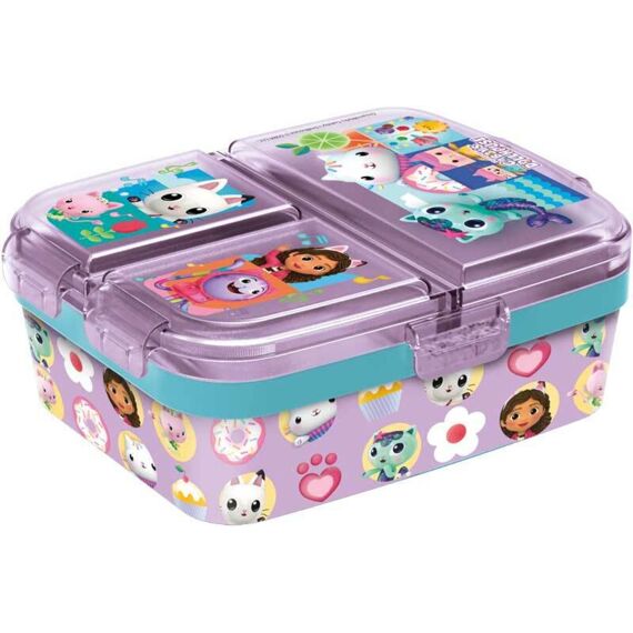 Gabby'S Dollhouse Multi Compartment Lunchbox