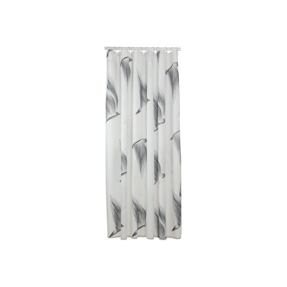 Sealskin Birds Douchegordijn 180X200 Cm Polyester Zwart / Wit