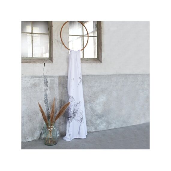 Sealskin Flow Douchegordijn 180X200 Cm Polyester Zwart / Wit