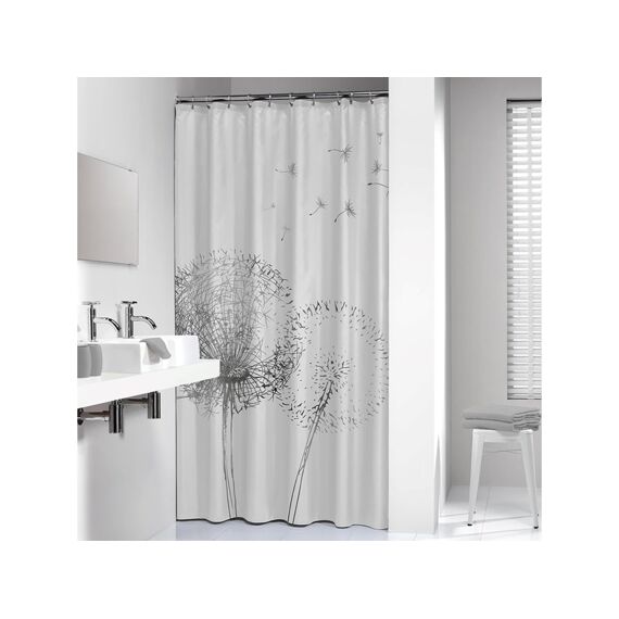 Sealskin Flow Douchegordijn 180X200 Cm Polyester Zwart / Wit