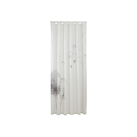 Sealskin Flow Douchegordijn 180X200 Cm Polyester Zwart / Wit