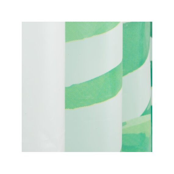 Sealskin Leaves Douchegordijn 180X200 Cm Peva Groen / Wit