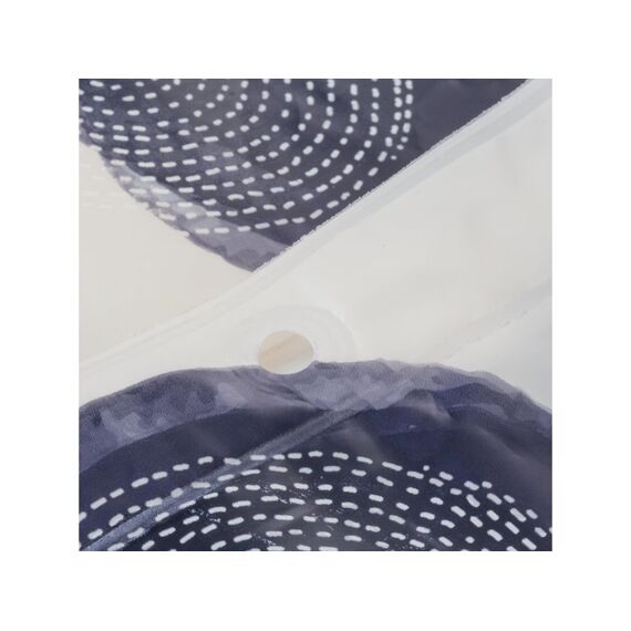 Sealskin Mood Douchegordijn 180X200 Cm Peva Blauw / Off-White