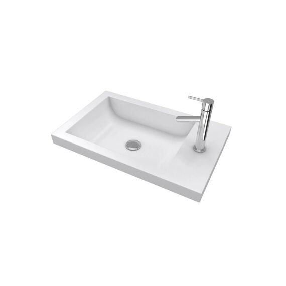 Aurlane Piccolo Wastafelblad Hars Wit 40X25X1.5Cm