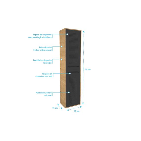 Aurlane Dotz Kolomkast 150X35X32Cm