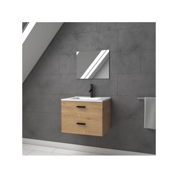Aurlane Lift Badkamermeubelset Hout 60X45X46Cm