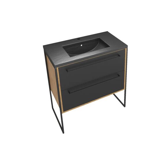 Aurlane Steel Onderkast Hout 80X50X81Cm