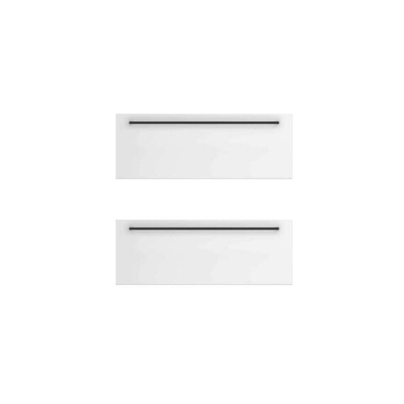 Aurlane Steel Set 2 Ladefronten Wit 75X26X5Cm