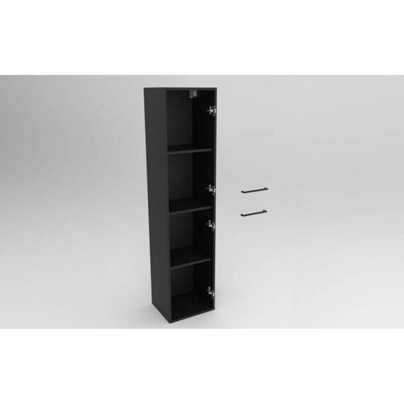 Aurlane Steel Kolomkast 150Cm Zwart
