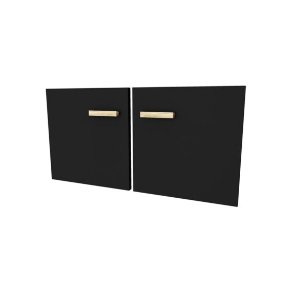 Aurlane Fjord Set 2 Deuren 80X45Cm Zwart