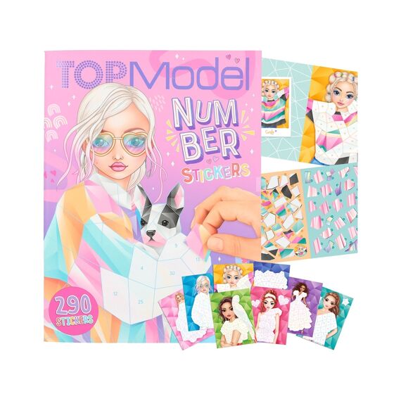 Topmodel Nummer Stickers Fantasy